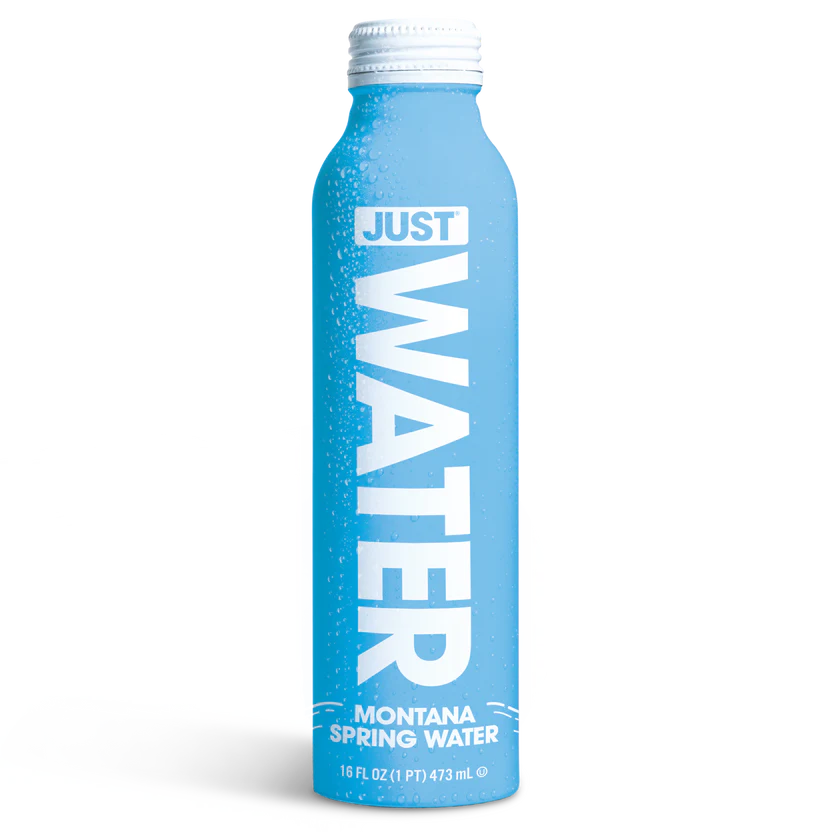 100% Natural Spring Water in Thoughtful, Sustainable Packaging
– JUST WATER