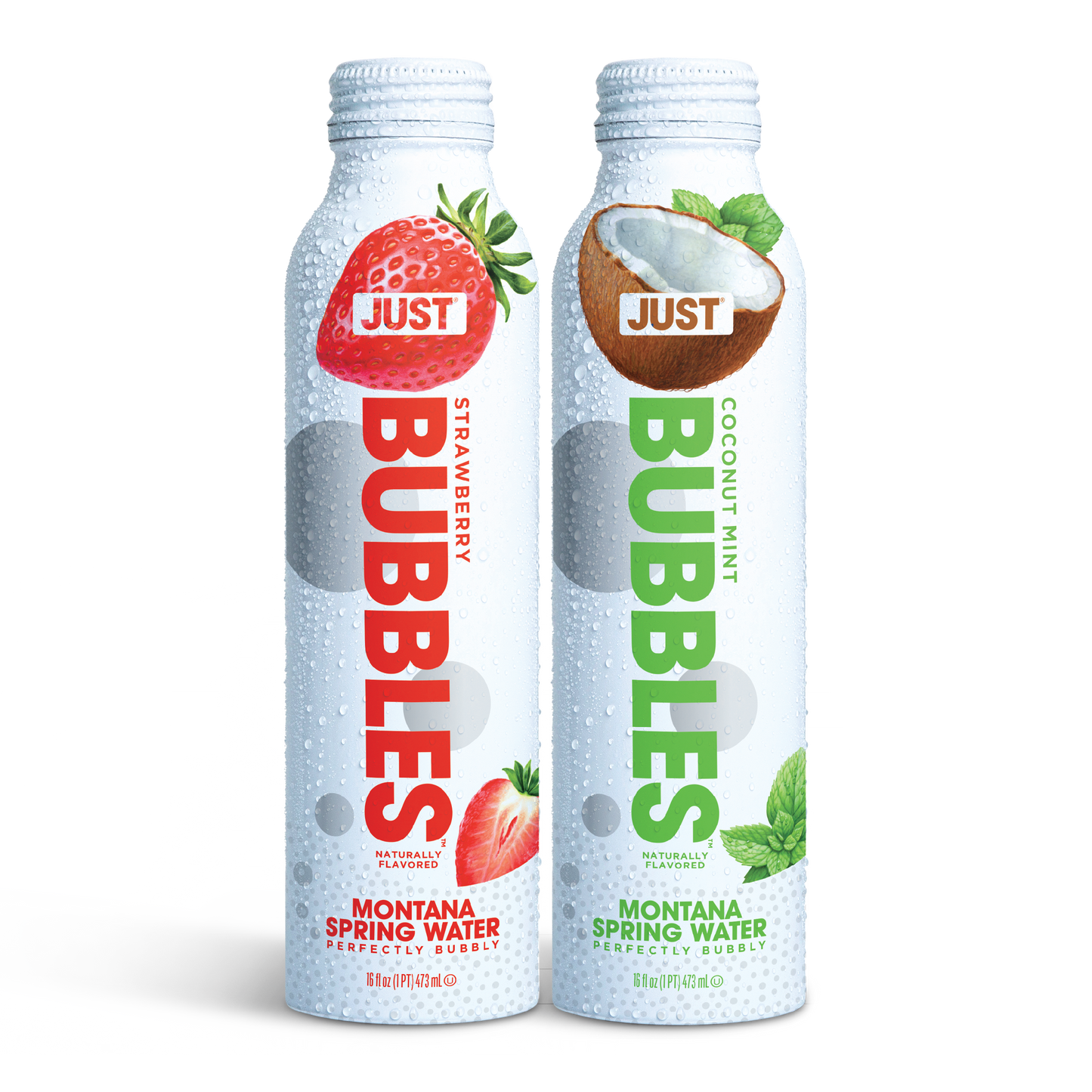 Strawberry Bubbles & Coconut Mint Bubbles Bundle-- 16 fl oz | 24 Pack