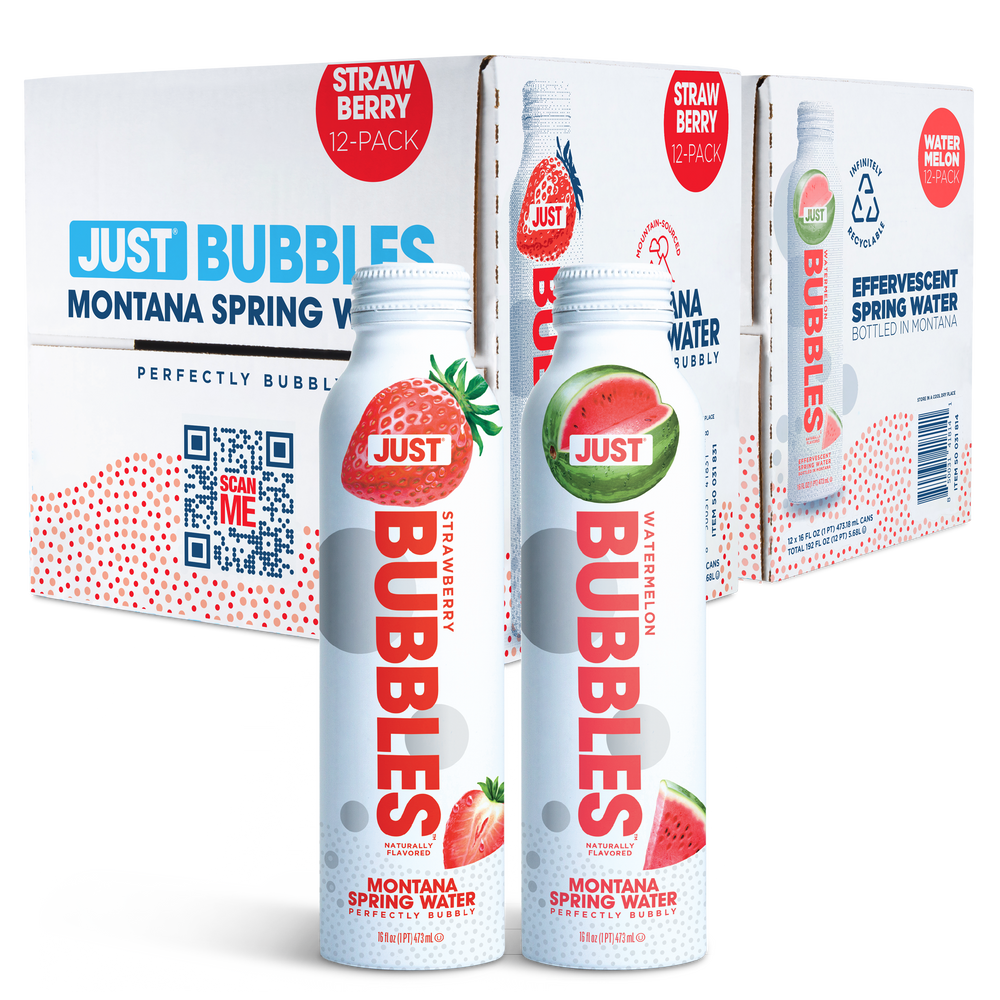 Strawberry Bubbles & Watermelon Bubbles Bundle-- 16 fl oz | 24 Pack