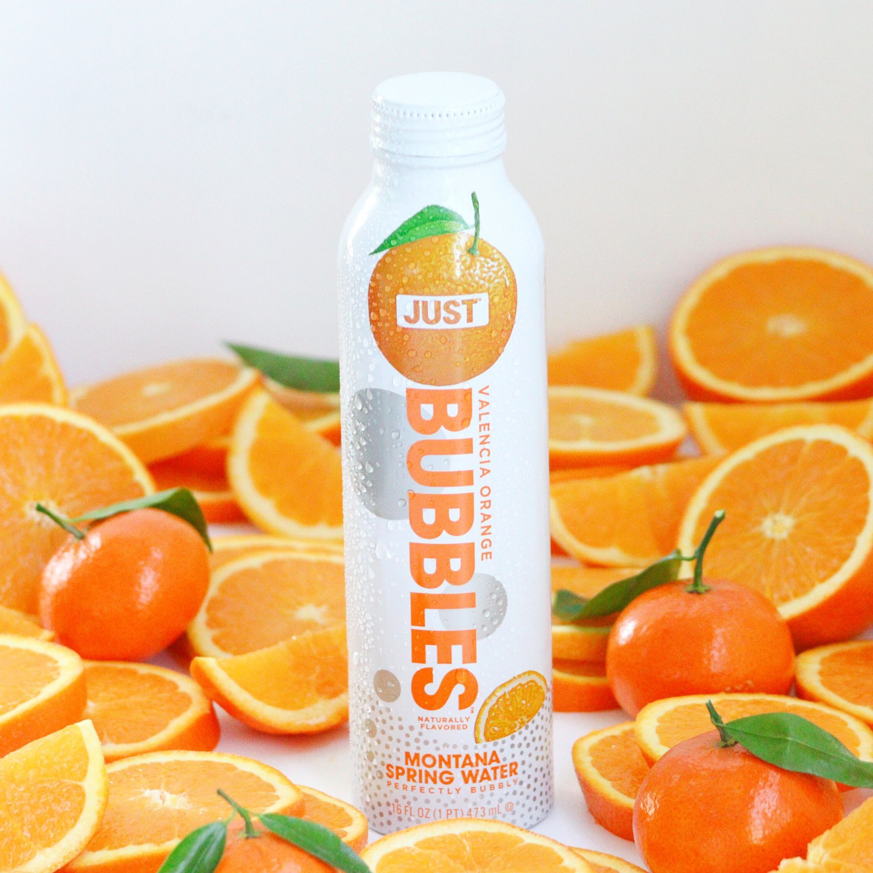 Valencia Orange Bubbles-- 16 fl oz | 24 Pack - JUST WATER