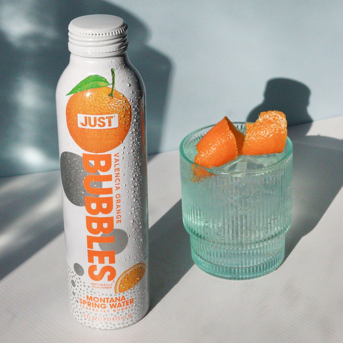 Valencia Orange Bubbles-- 16 fl oz | 24 Pack - JUST WATER