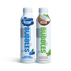 HuckleBlueberry Bubbles & Coconut Mint Bubbles Bundle-- 16 fl oz | 24 Pack