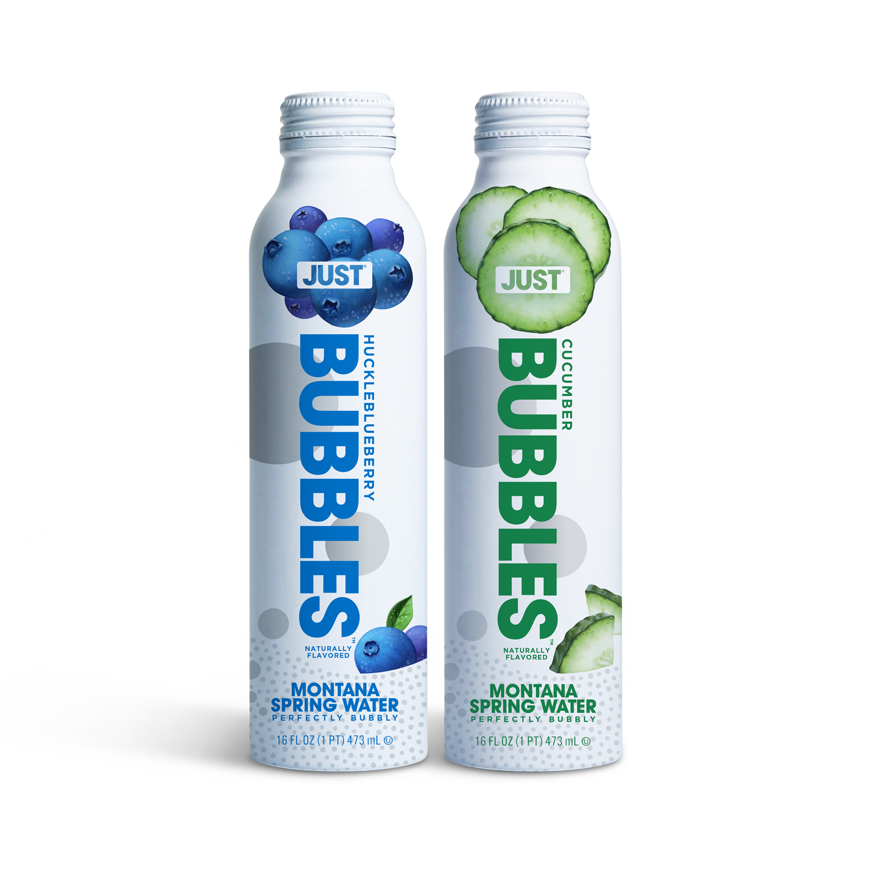 Cucumber Bubbles & HuckleBlueberry Bubbles Bundle-- 16 fl oz | 24 Pack