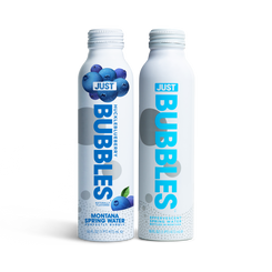 HuckleBlueberry Bubbles &  Original Bubbles Bundle-- 16 fl oz | 24 Pack