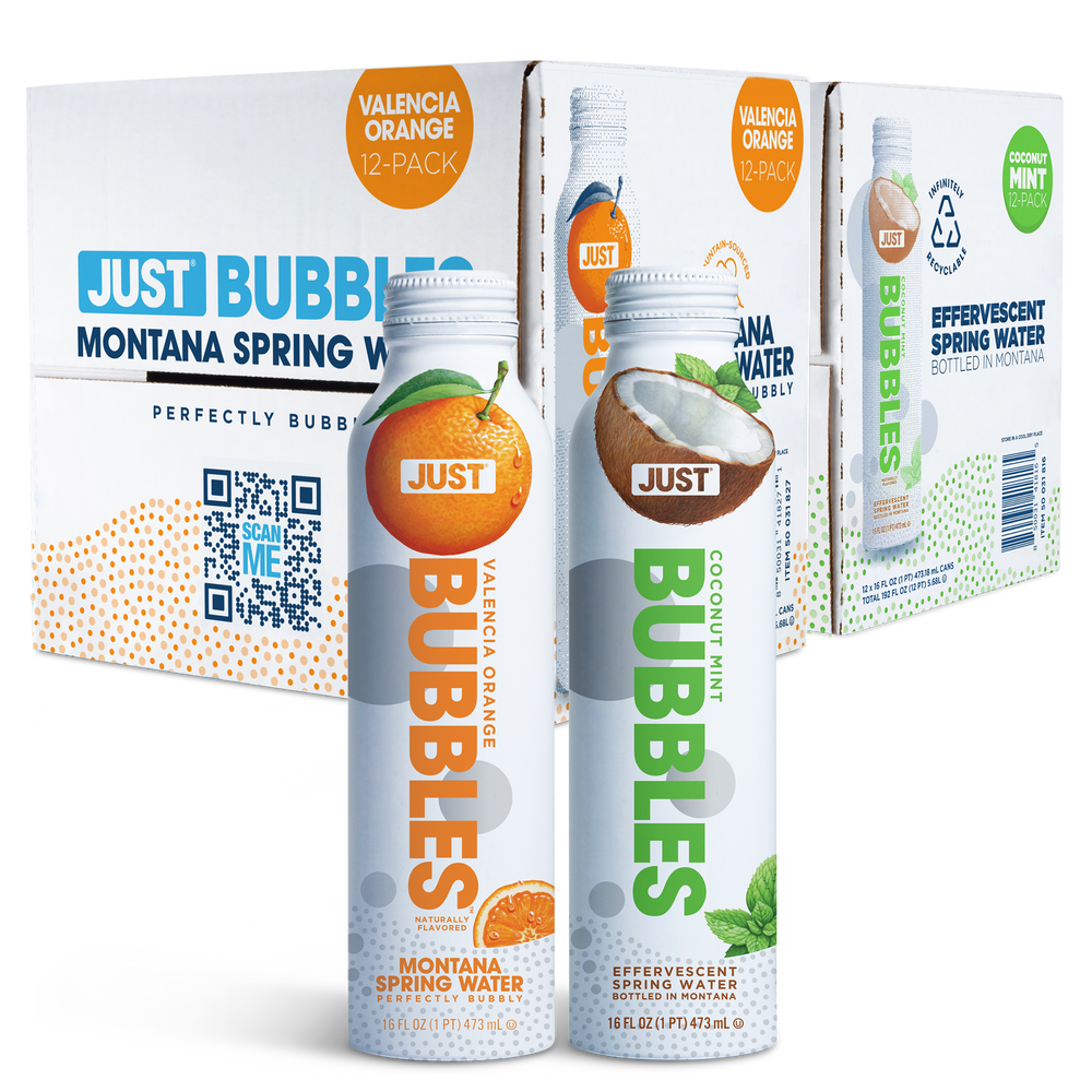 Coconut Mint Bubbles & Valencia Orange Bubbles Bundle-- 16 fl oz | 24 Pack