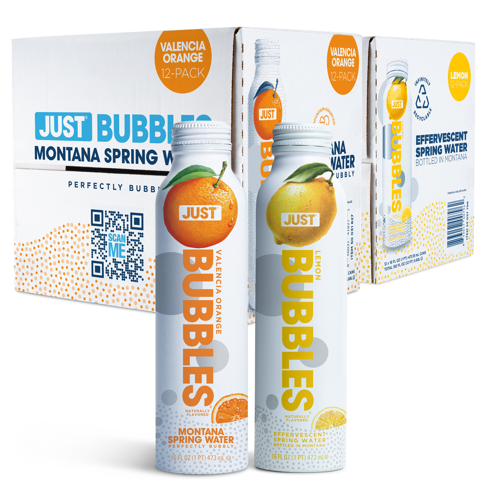 Valencia Orange Bubbles & Lemon Bubbles Bundle-- 16 fl oz | 24 Pack