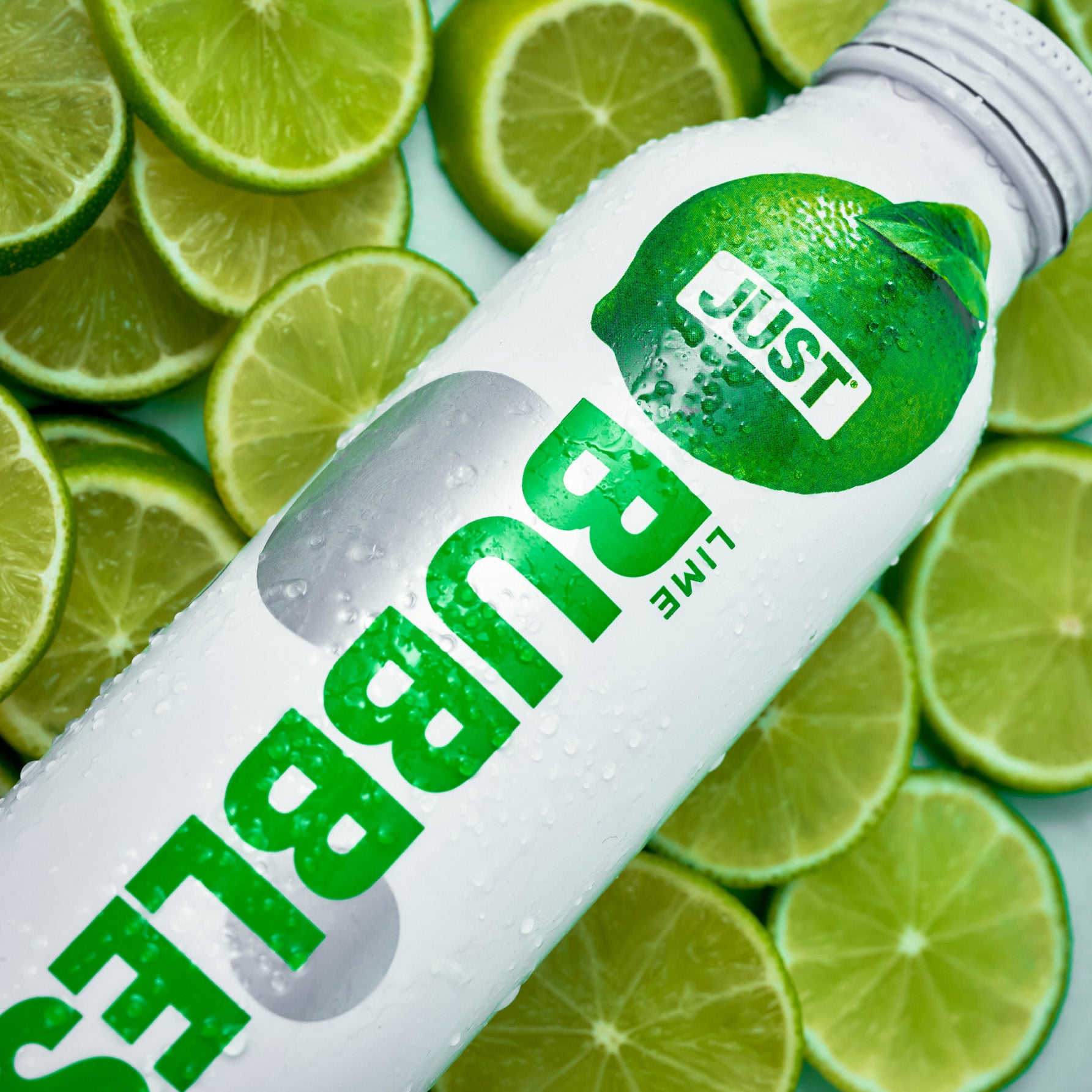 Lime Bubbles-- 16 fl oz | 24 Pack - JUST WATER