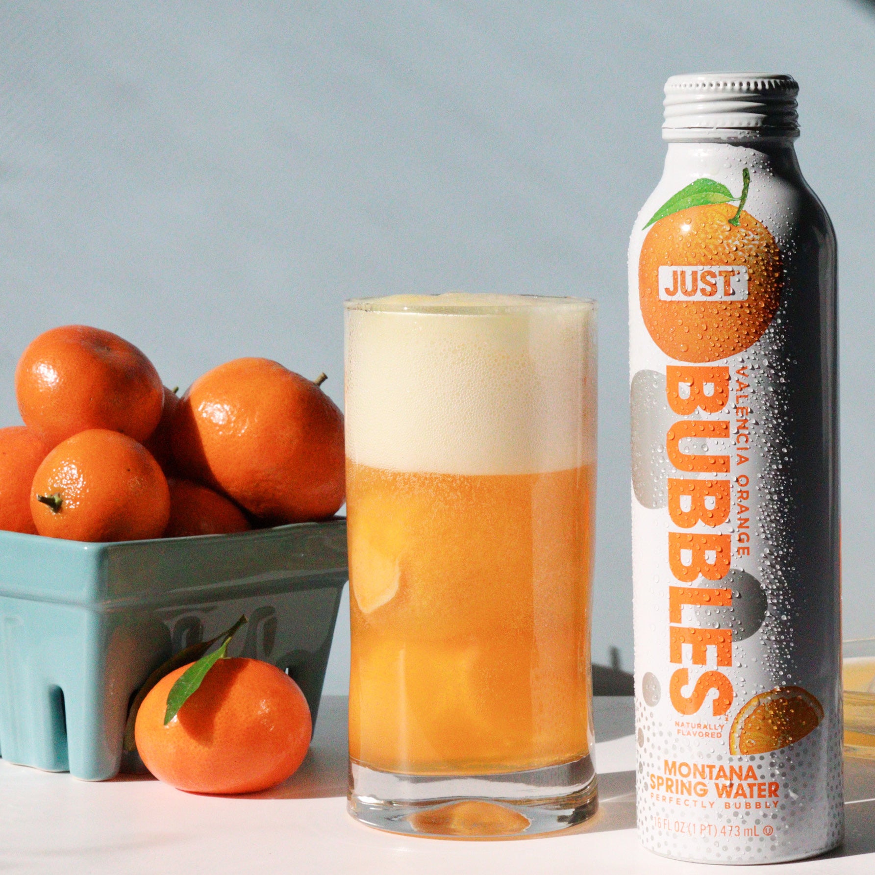 Valencia Orange Bubbles-- 16 fl oz | 24 Pack - JUST WATER