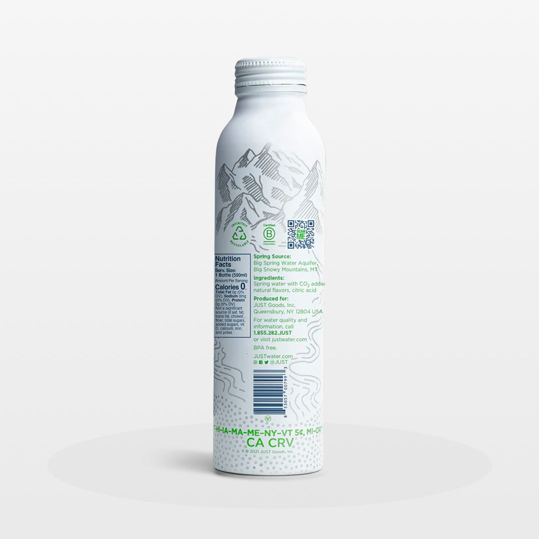 Lime Bubbles-- 16 fl oz | 24 Pack - JUST WATER