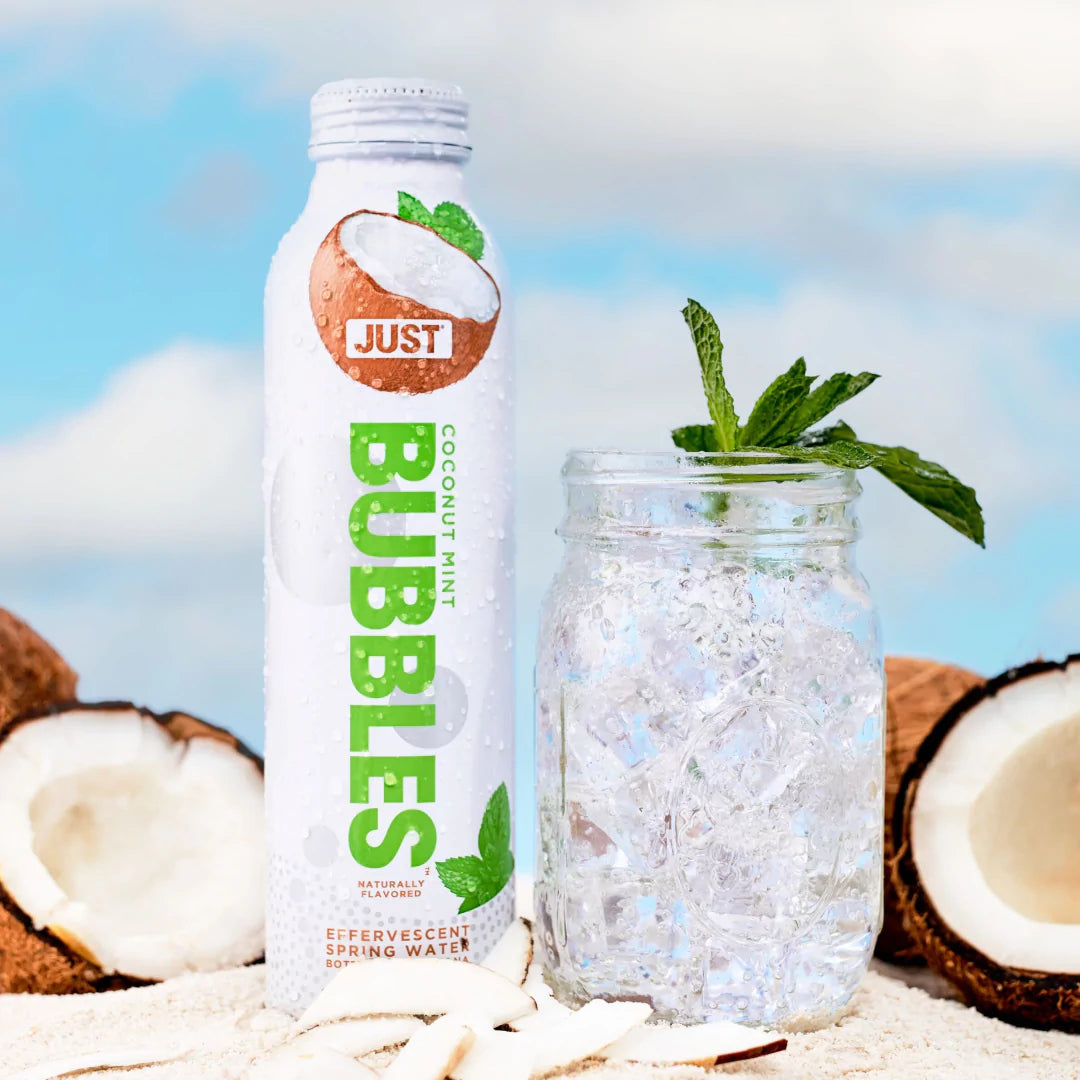 Coconut Mint Bubbles-- 16 fl oz | 24 Pack - JUST WATER