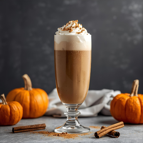 Sparkling Pumpkin Spice Iced Latte