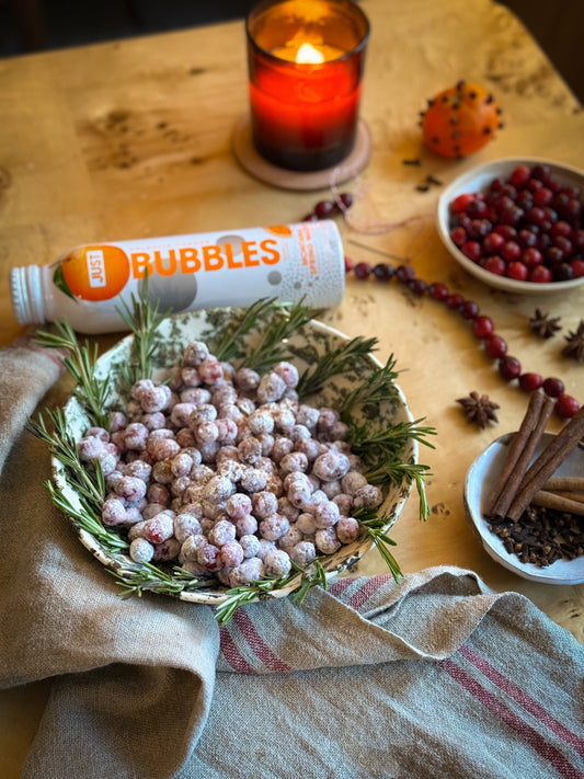 Christmas Candied Cranberries