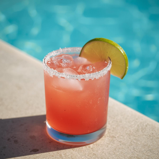 Sparkling Skinny Watermelon Margarita