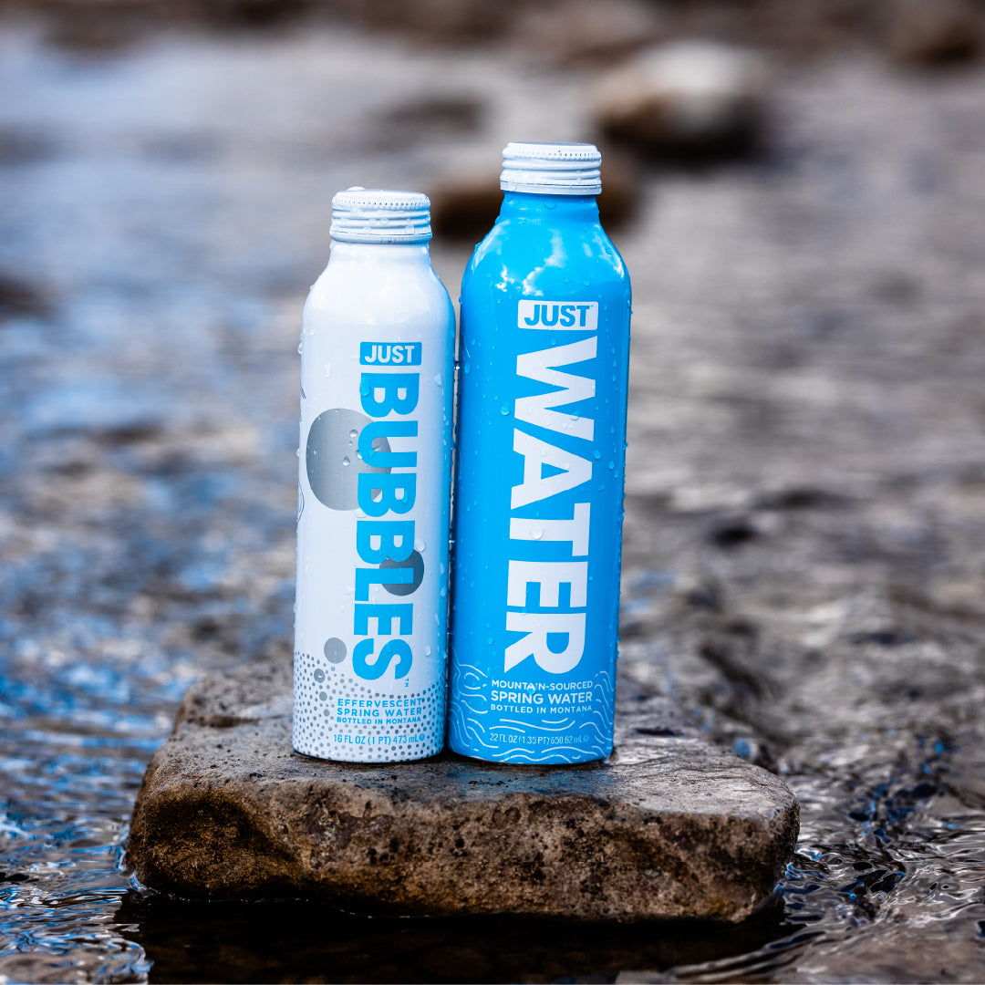 JUST Water - 100% Spring Water, Naturally Alkaline, 8.0 pH - Plant-Based,  BPA Free, Sustainable and Fully Recyclable Boxed Water Bottle -  Eco-Friendly - 1L / 33.8 Fl Oz (Pack of 6)