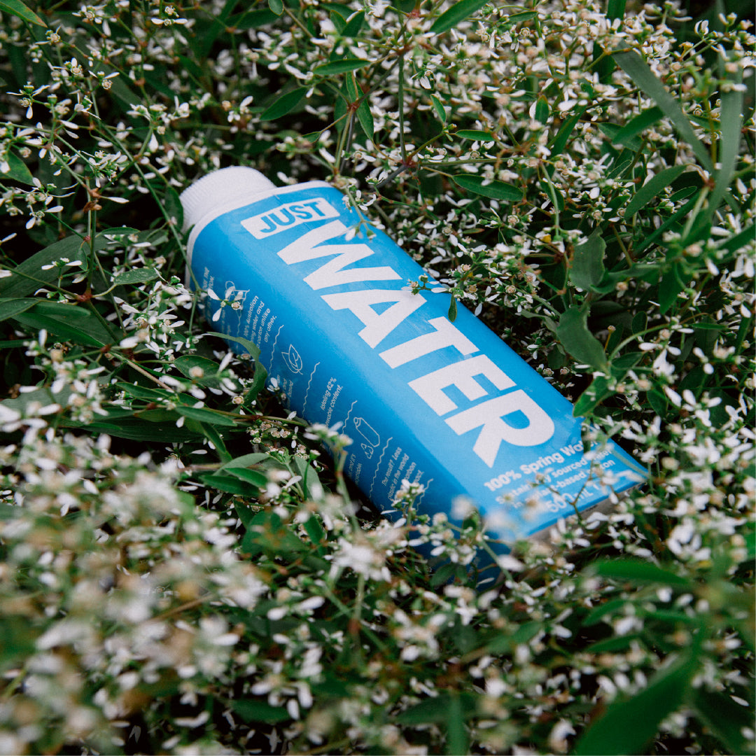 JUST Water's 100% Recyclable Carton