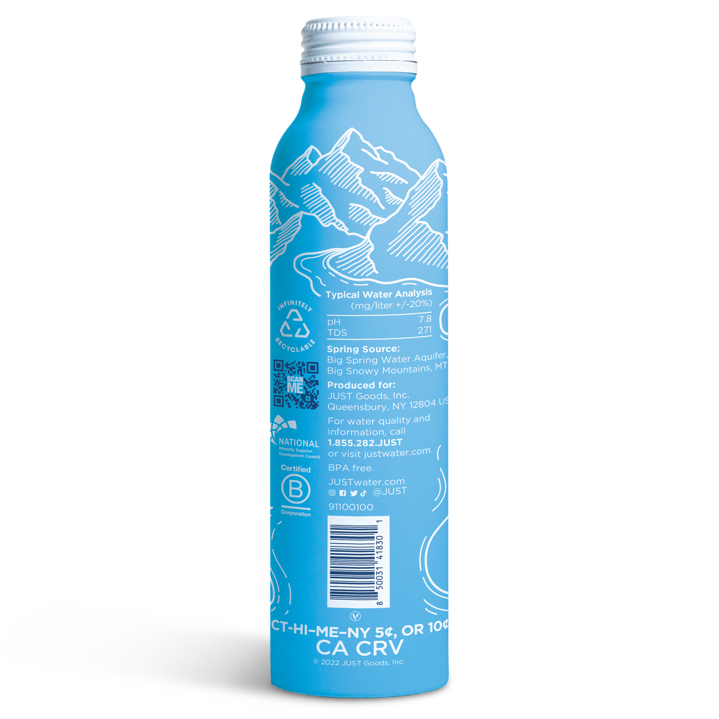 Spring Water -- 16 fl oz Aluminum | 24 Pack