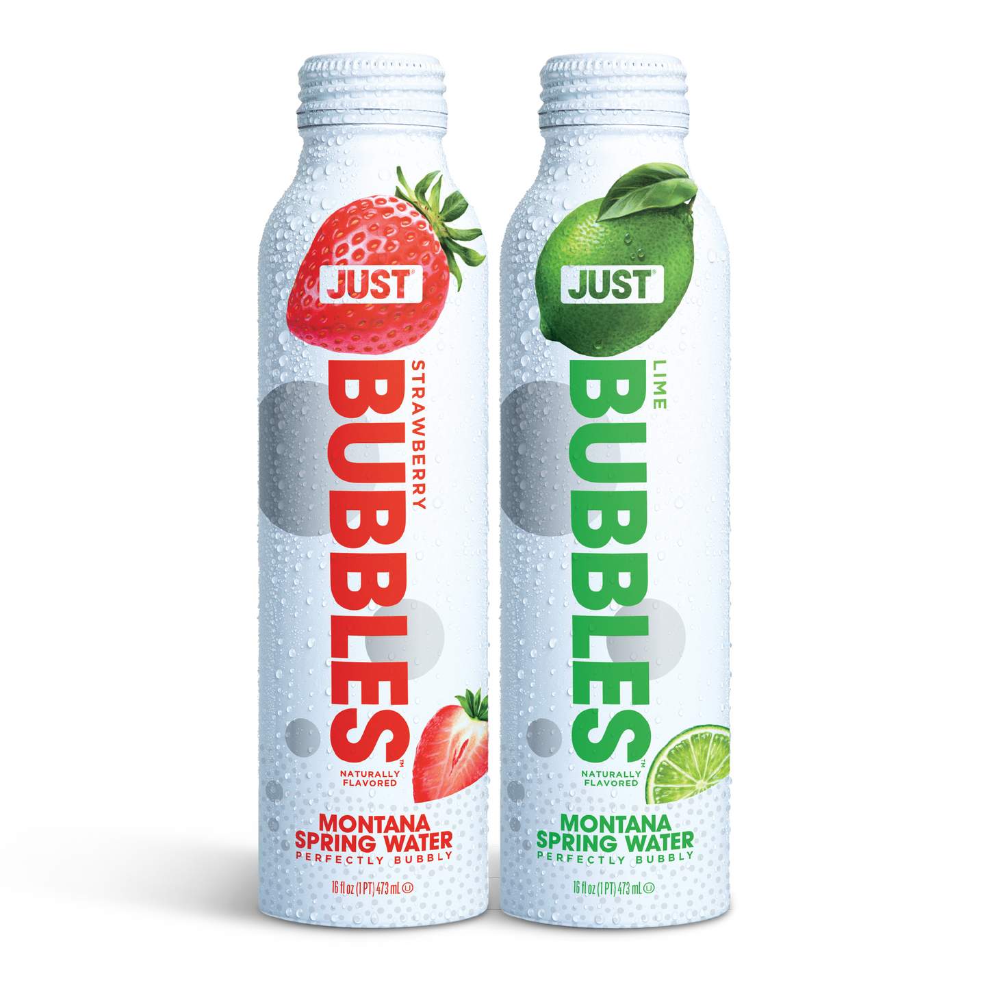 Strawberry Bubbles & Lime Bubbles Bundle-- 16 fl oz | 24 Pack