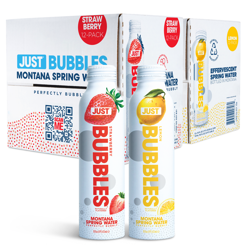 Strawberry Bubbles & Lemon Bubbles Bundle-- 16 fl oz | 24 Pack