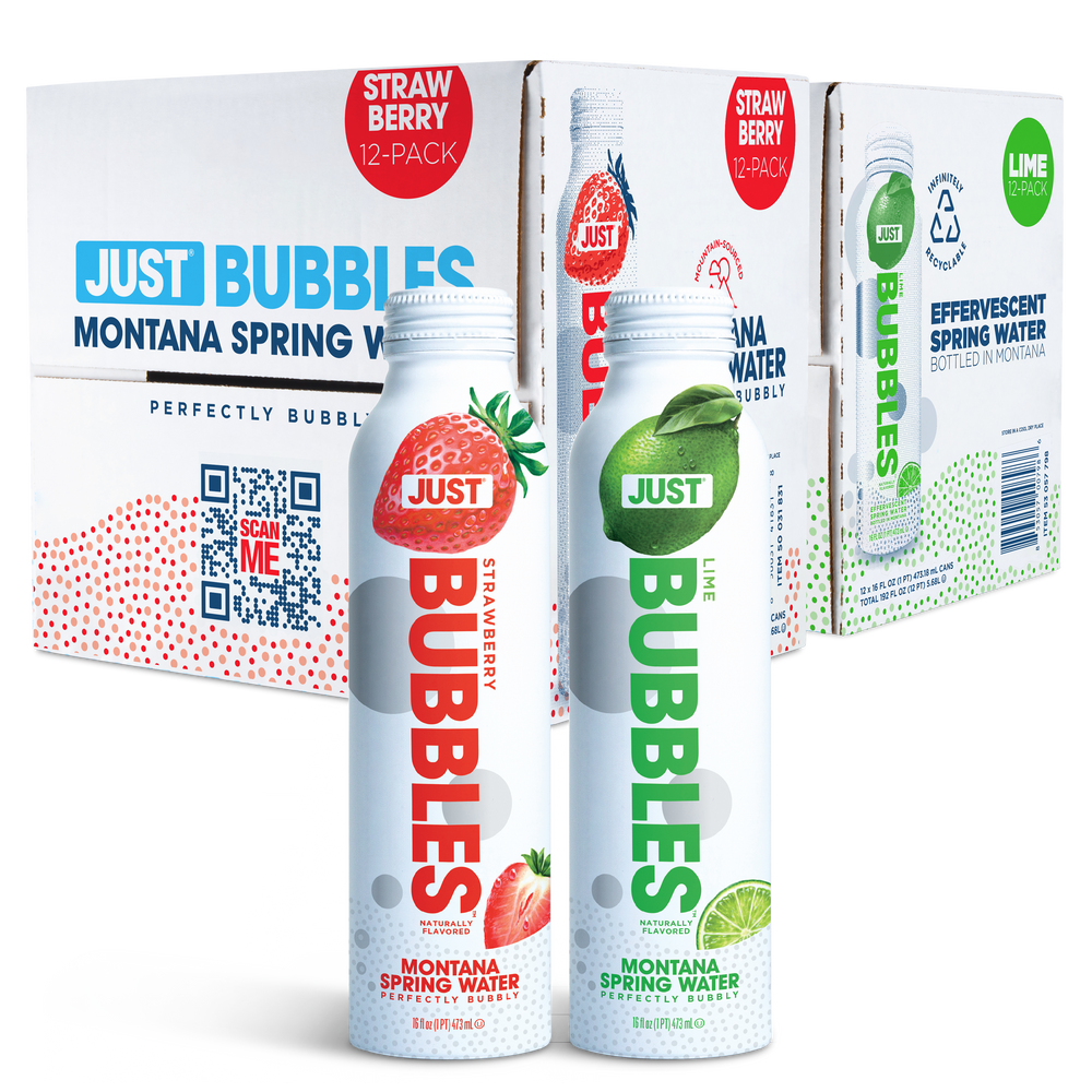 Strawberry Bubbles & Lime Bubbles Bundle-- 16 fl oz | 24 Pack