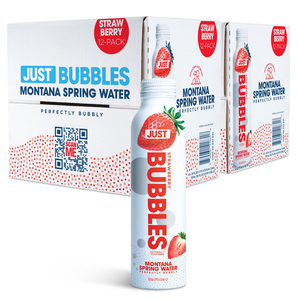 Strawberry Bubbles-- 16 fl oz | 24 Pack