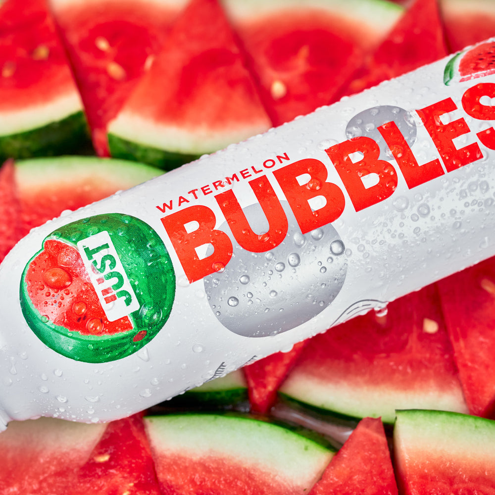 JUST Bubbles Sparkling Watermelon Flavored Spring Water, Carton 24 Pack  (16.9 fl oz) – JUST WATER