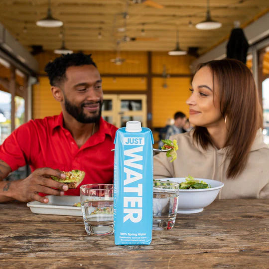  JUST Water, Premium Pure Still Spring Water in an Eco-Friendly  BPA Free Plant-Based Bottle - Naturally Alkaline, High 8.0 pH - Fully  Recyclable Boxed Water Carton (Pack of 12 and Pack