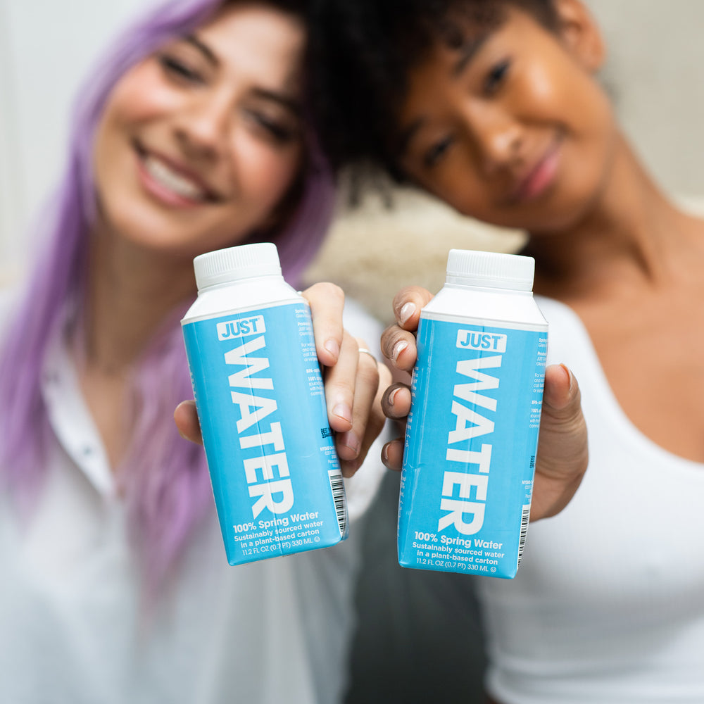JUST Water  100% Natural Spring Water in a Plant-Based Carton – JUST WATER